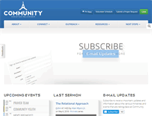Tablet Screenshot of communitycarlisle.org